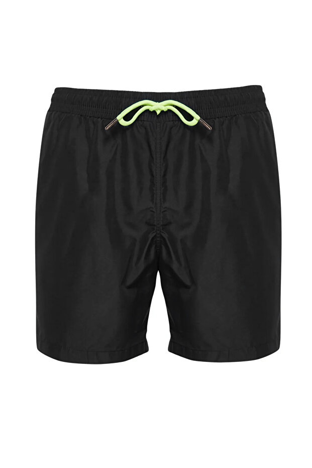 Siyah Basic Standart Boy Mayo Deniz Şortu TMNSS20DS0023 - 6