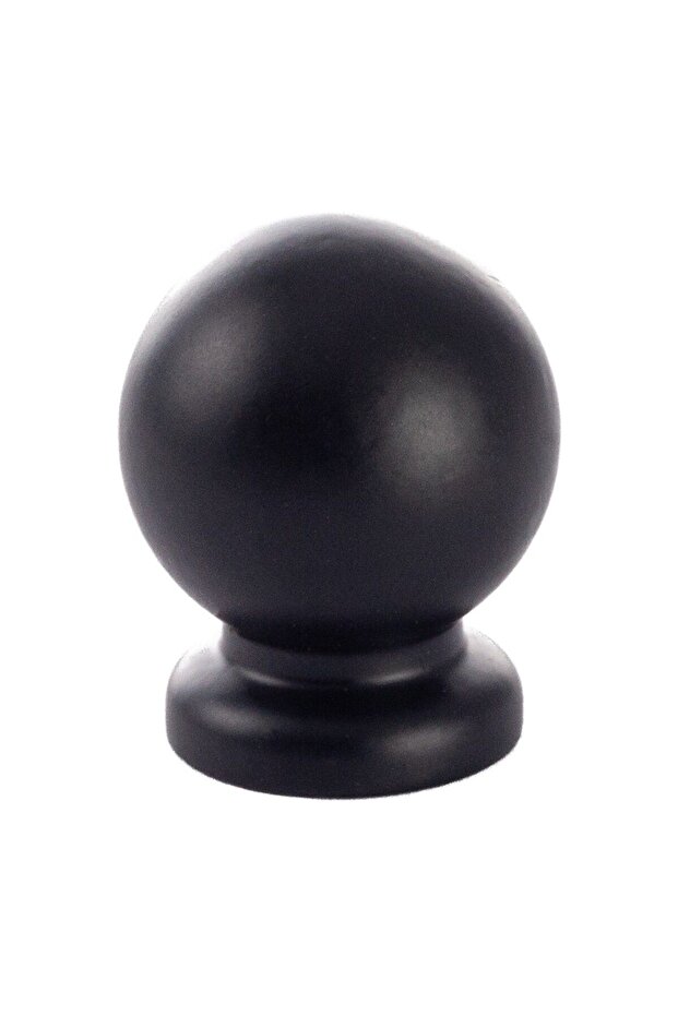 Marble Black Button Handle Luxury Country Kitchen Furniture Cabinet Drawer Handle