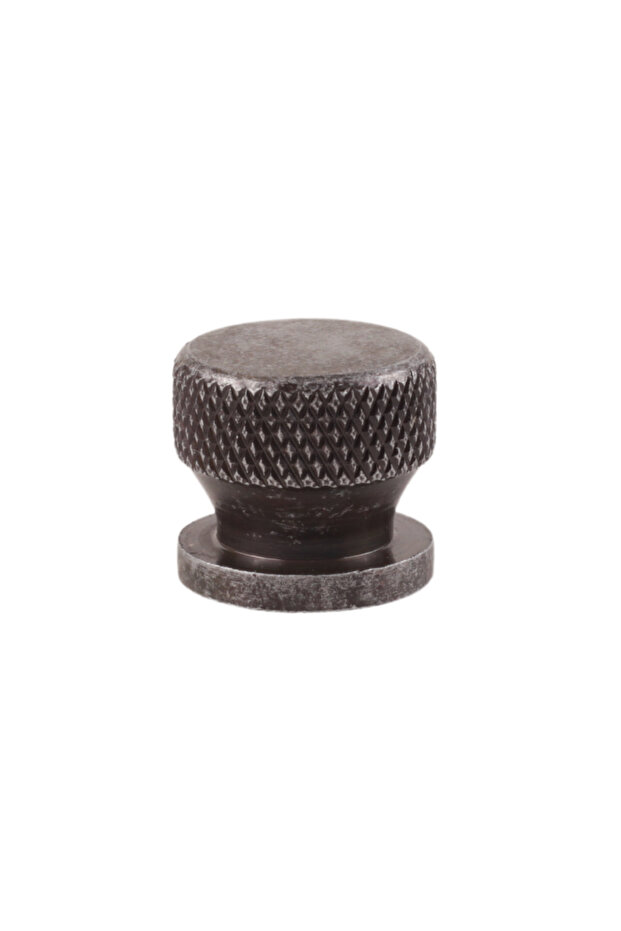 Turquoise Antique Silver Button Handle Luxury Country Kitchen Furniture Cabinet Drawer Handle