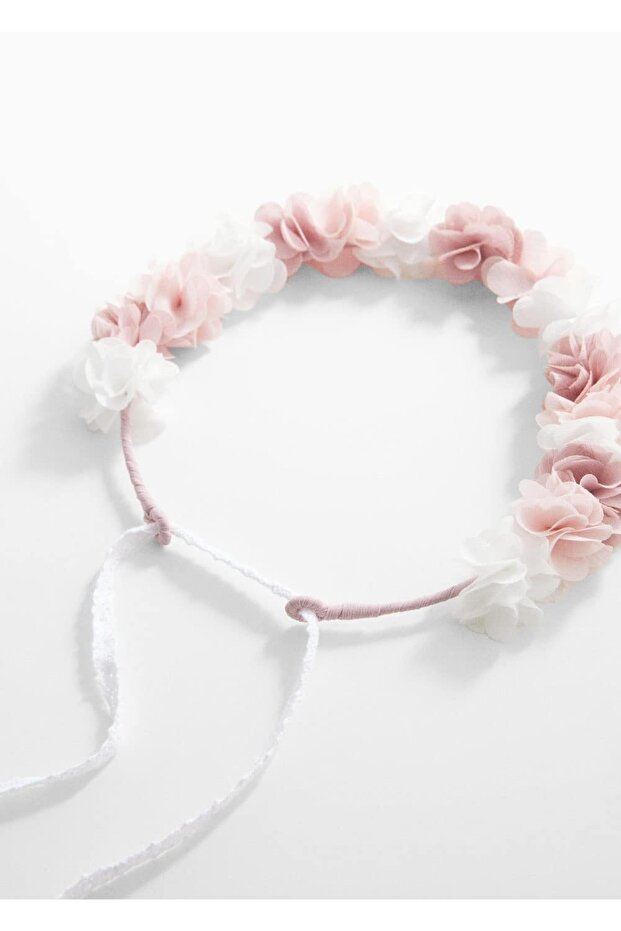 Embossed Flower Patterned Crown - 1