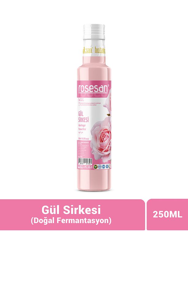Gül Sirkesi 250ml Fermante %100 Saf Ve Katkısız - 1