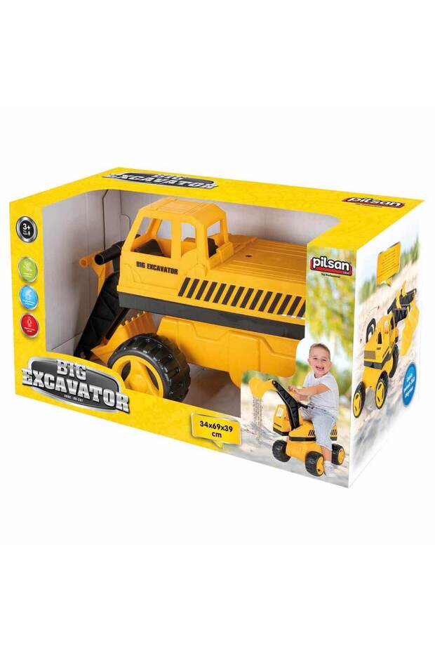 Pilsan Big Excavator Büyük Kepçe Oyuncak Iş Makinası 06 207 - 4