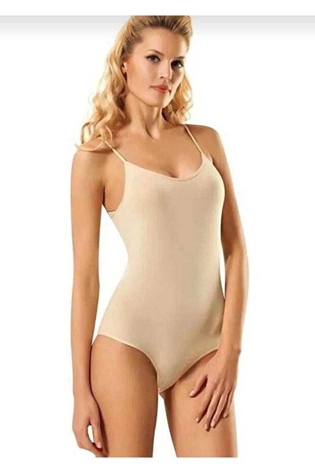 İp Askılı Çıtçıtlı Body Atlet - 1