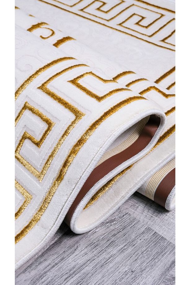 Modda Krem Gold Oturma Odası Ve Salon Halısı - 4