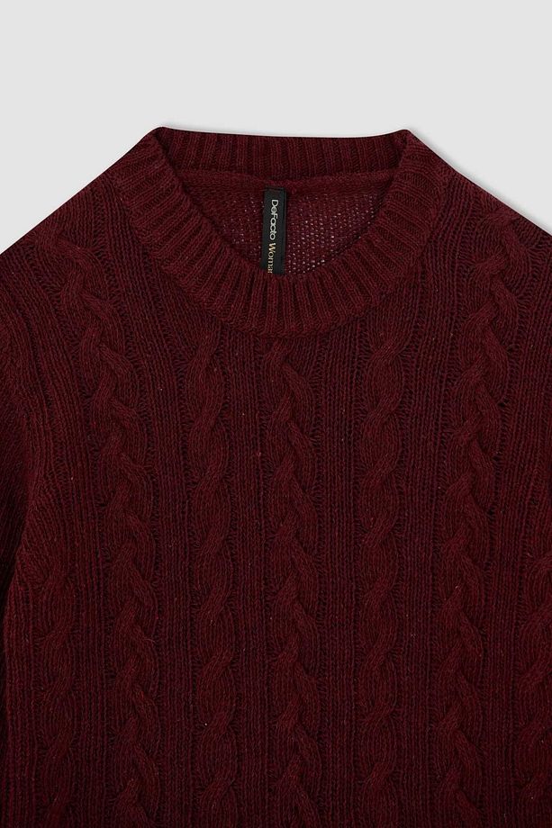 Regular Fit Bisiklet Yaka Kazak X5910az22wn - 6