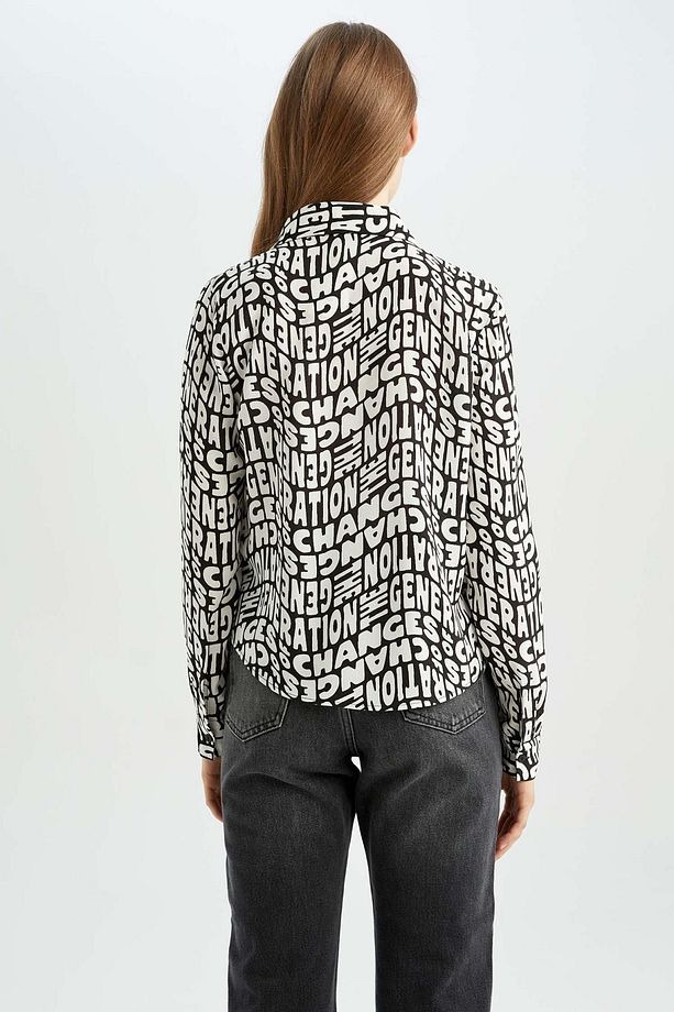 Coool Regular Fit Desenli Uzun Kollu Gömlek Y5301az22au - 5