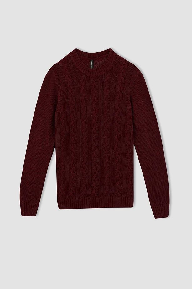 Regular Fit Bisiklet Yaka Kazak X5910az22wn - 5