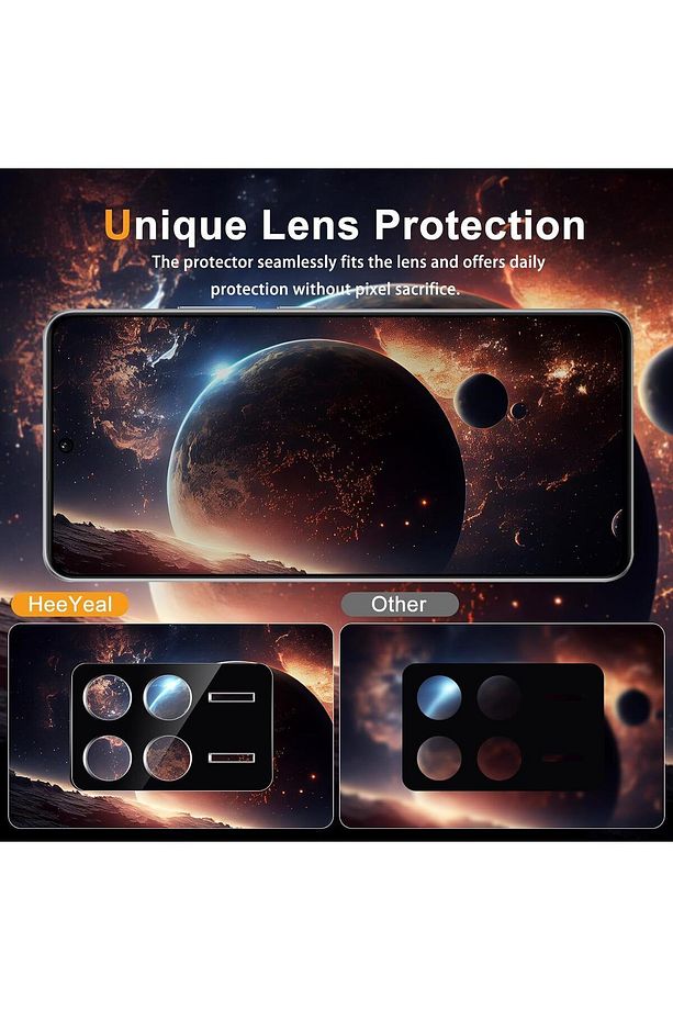Xiaomi Poco X6 Pro Kamera Lens Koruma Camı ve Hayalet Ekran Camı 2'li Set (BİRER ADET) - 5