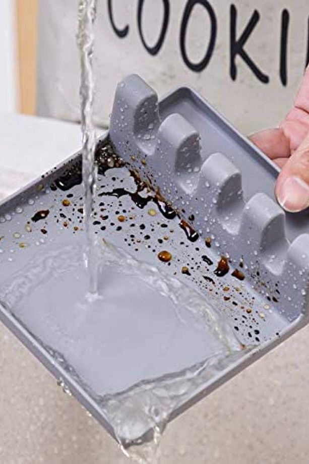 Pratik Çoklu Kepçe Kaşık ve Kapak Tutma Aparatı - 5
