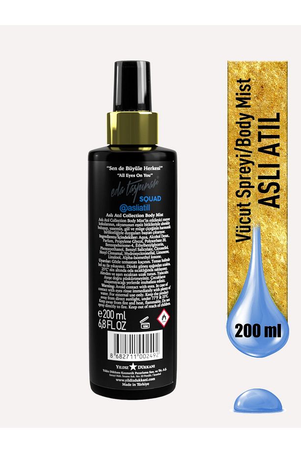 Squad Aslı Atil Collection Body Mist Vücut Spreyi 200ml. (EGX73) - 2