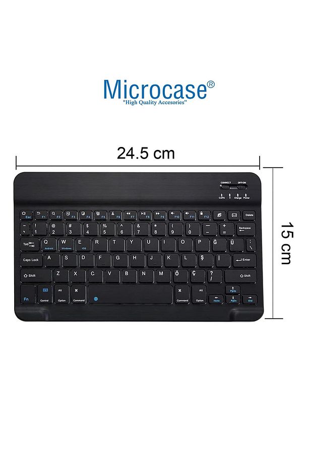 Lenovo Tab M11 TB330FU 11'' Uyumlu Tablet Çanta+Türkçe Bluetooth Klavye+Mouse+ Standı - Pembe AL4382 - 5