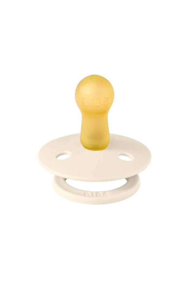Studio Colour Pin Kauçuk Emzik - Ivory /Steel 6 Ay+ - 2