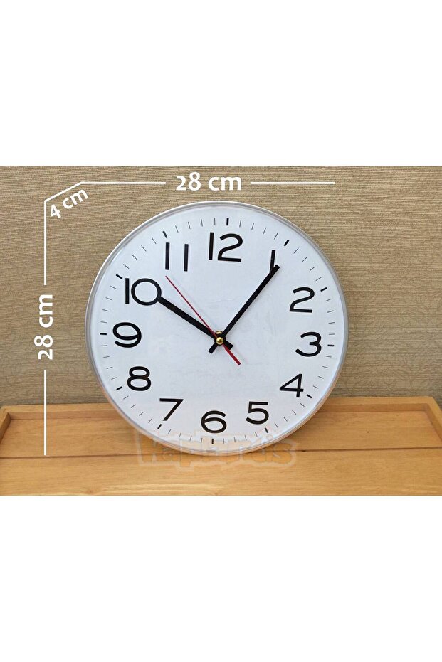 Duvar Saati Beyaz - 5