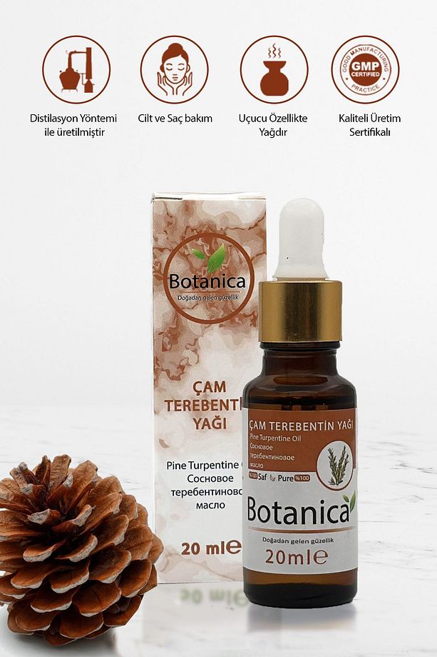 Çam Terebentin Yağı - Terebinthinae - ( Güçlü Ve Parlak Saçlar ) Akne Ve Sivilce Karşıtı 20 ml - 1