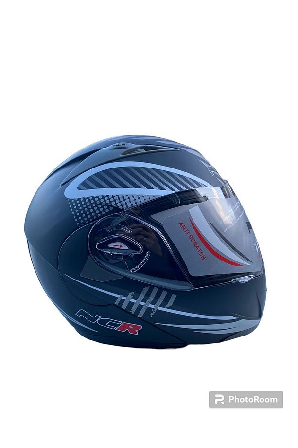 ÇENEDEN AÇILIR GÜNEŞ VİZÖRLÜ MAT SİYAH KASK - 3