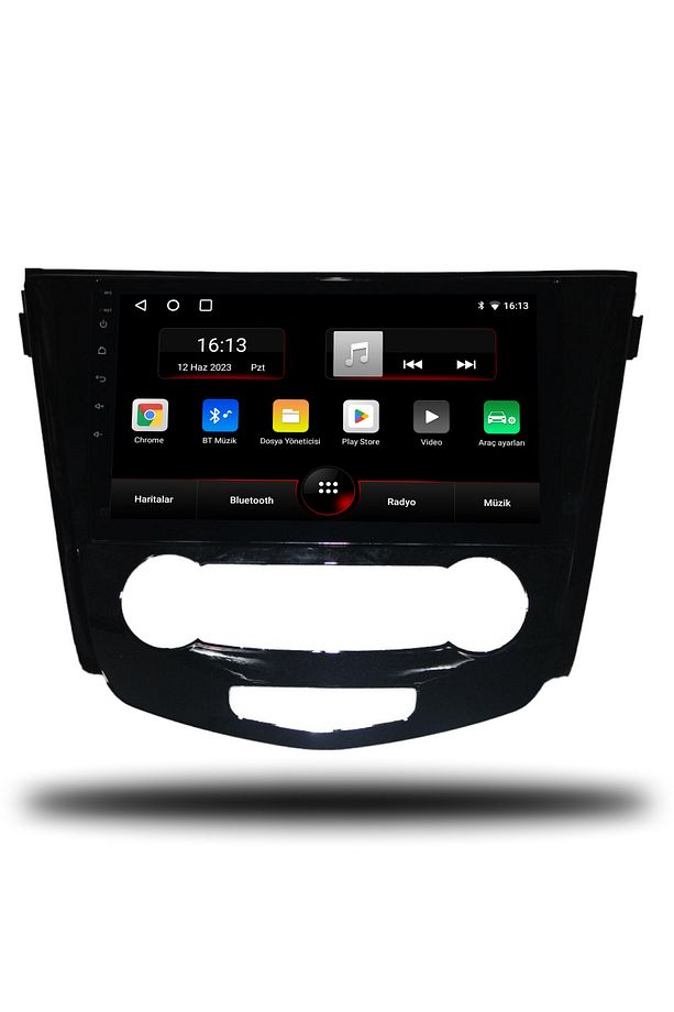 Nissan Qashqai Android Carplay Multimedya 2014-2021 Manuel Klima 4GB RAM + 64Gb Hafıza + 8 Çekirdek - 1