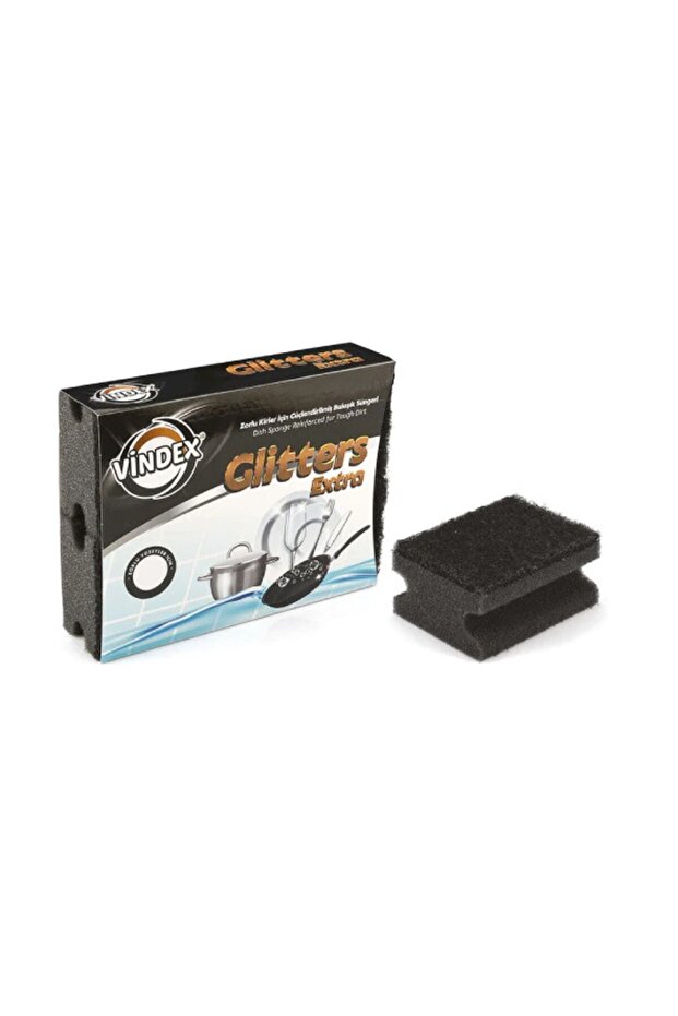 مجموعة إسفنجة إضافية لامعة مكونة من 4 قطع - 1