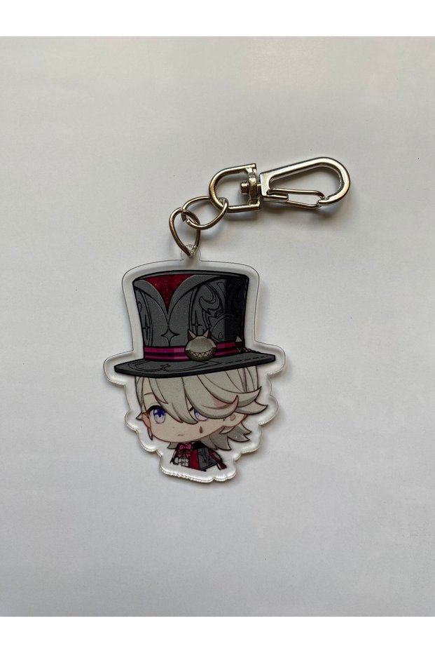 Genshin Impact Game Lyney Game Keychain / Bag Ornament