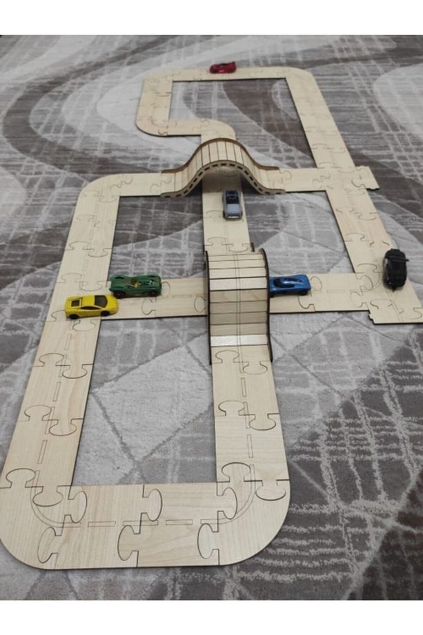 Ahşap Yol Puzzle Seti - 2