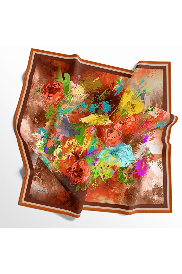 90x90 Silk Voile Summer Thin Scarf - 03008