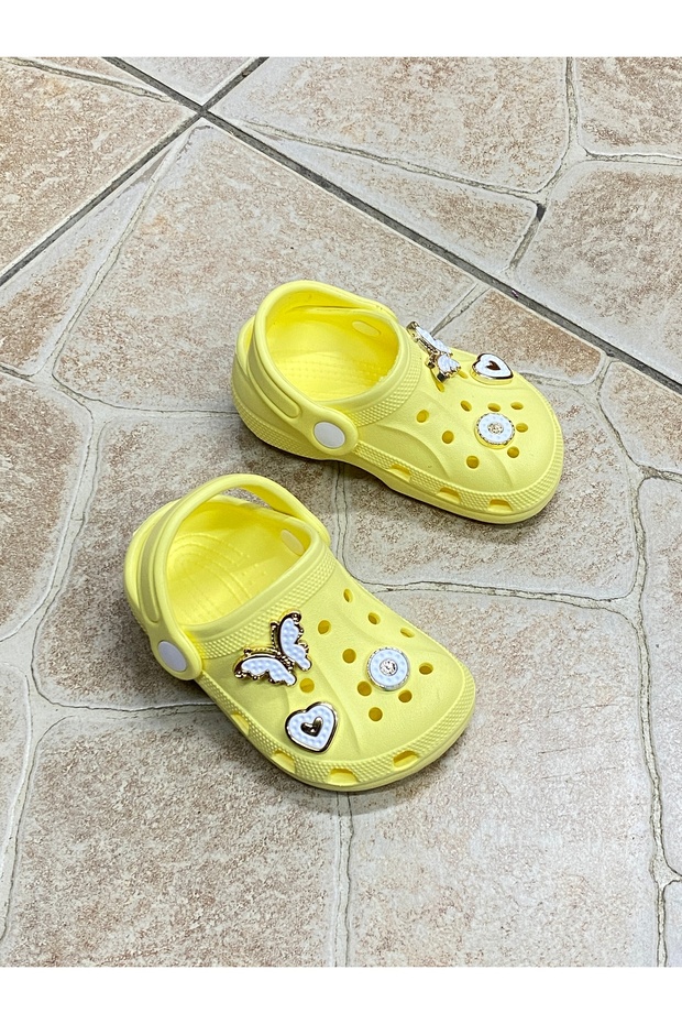 Girl's Anti-Slip Sole Butterfly Stone Fancy Stylish Slippers Sandals