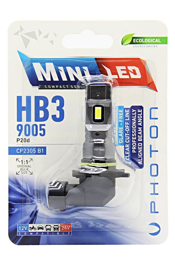 Hb3 9005 Mini Led ( Hb3 9005 Kullanan Tüm Araçlara Uyumlu/ Can-bus Mevcuttur) 2 Adet - 1