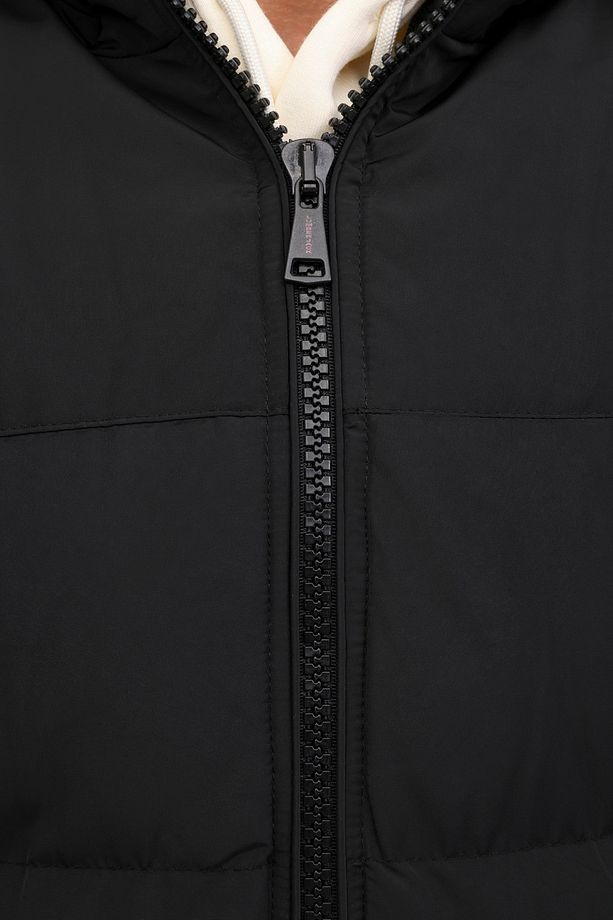 M-DESMOND COAT 2PR Siyah Erkek Uzun Kaban - 4