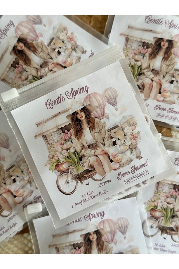 Centle Spring Dosyalı Sticker Seti (Bullet Journal Ve Ajandalar İçin İdealdir) - 7
