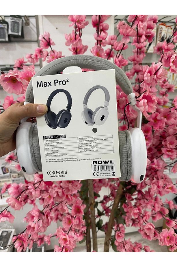 Max 2 Bluteetooth Kulaklık Hafıza Kartı Aux Girişi Uzun Şarj Süresi Siyah Renk - 7