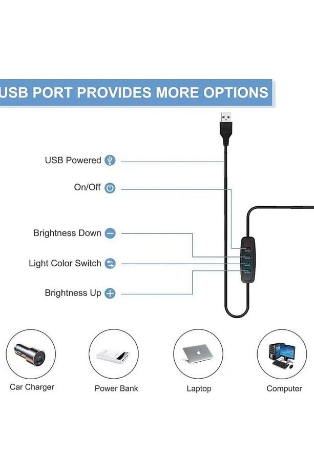 Tolos Katlanabilir Çalışma Okuma Masa Lambası Ayarlanabilir Led Akrobatik - 4