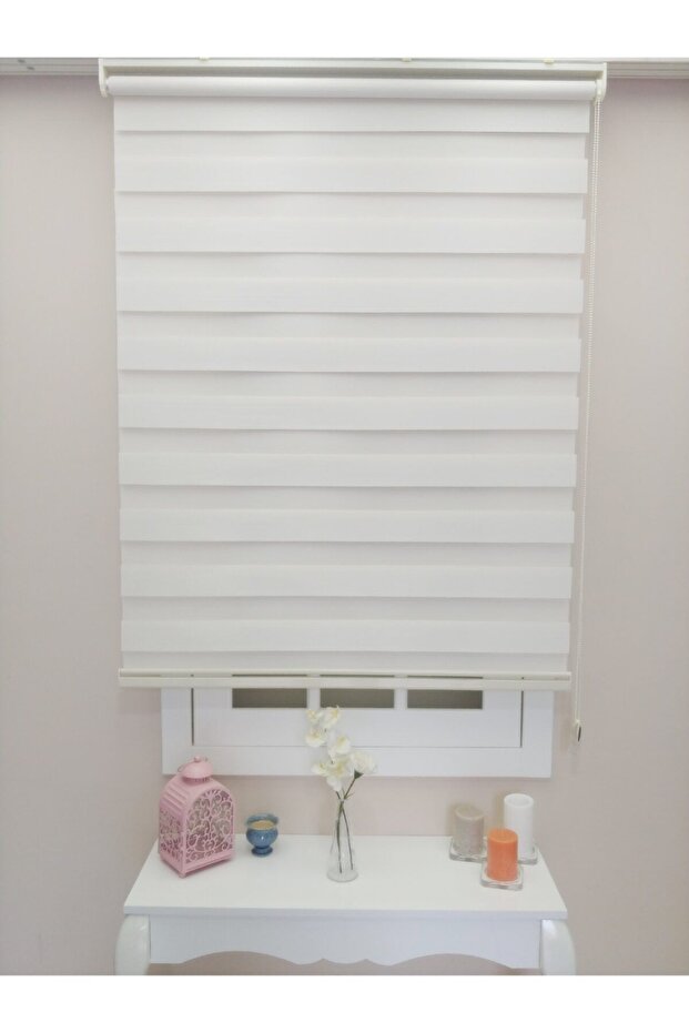 Ekru (açık Krem) Bambu Zebra Stor Perde - 5