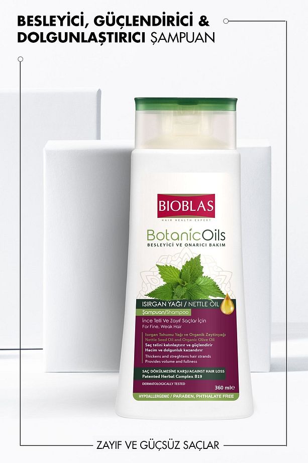 Botanic Oils Isırgan Yağlı Şampuan 360 ml - 2