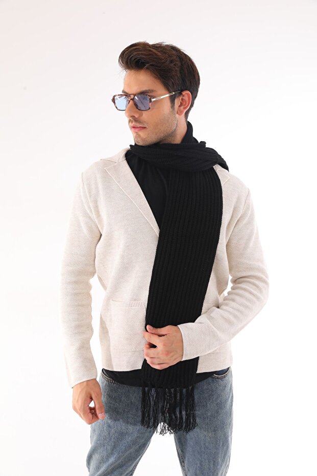 Erkek Selanik Örme Atkı - 3