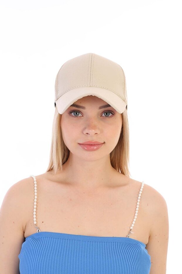 Unisex Ayarlanabilir Spor Basic Kep Şapka 2'li Set - 3