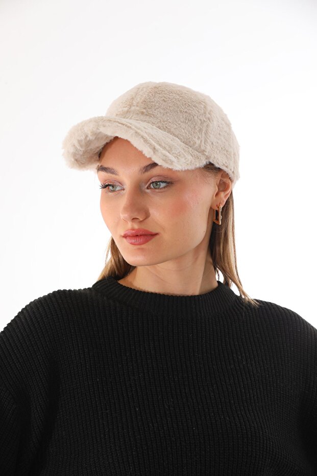 Peluş Taş Şapka - 4
