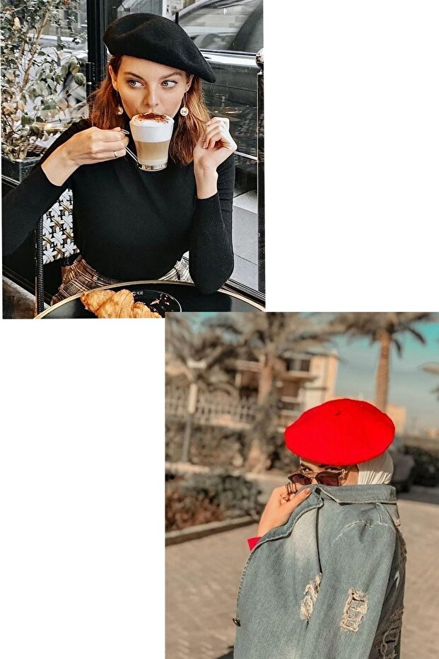 طقم بيريه رسام فرنسي من قطعتين
