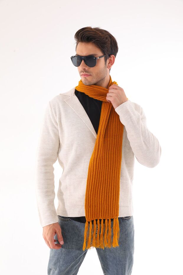 Erkek Selanik Örme Atkı - 3