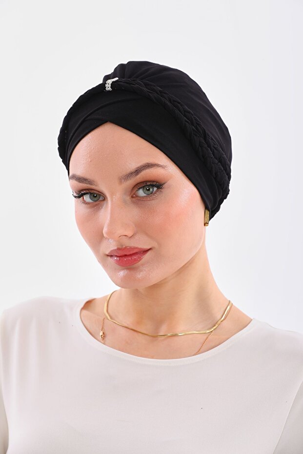 Çift Örgülü Bone - 3