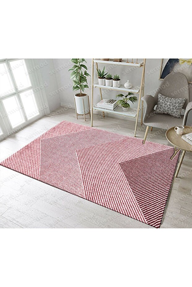 109- Moderner, elastischer Teppichbezug aus Schaumstoff – rot - 2