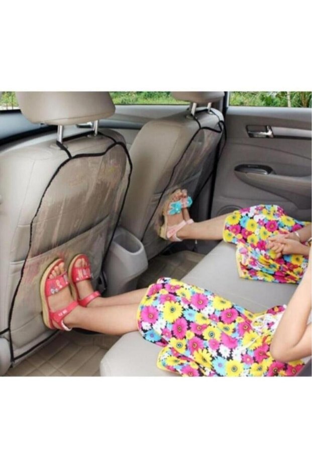 Auto Vehicle Car Interior 2 Pieces Seat Back Cover Protective Case Seat Cover Transparent