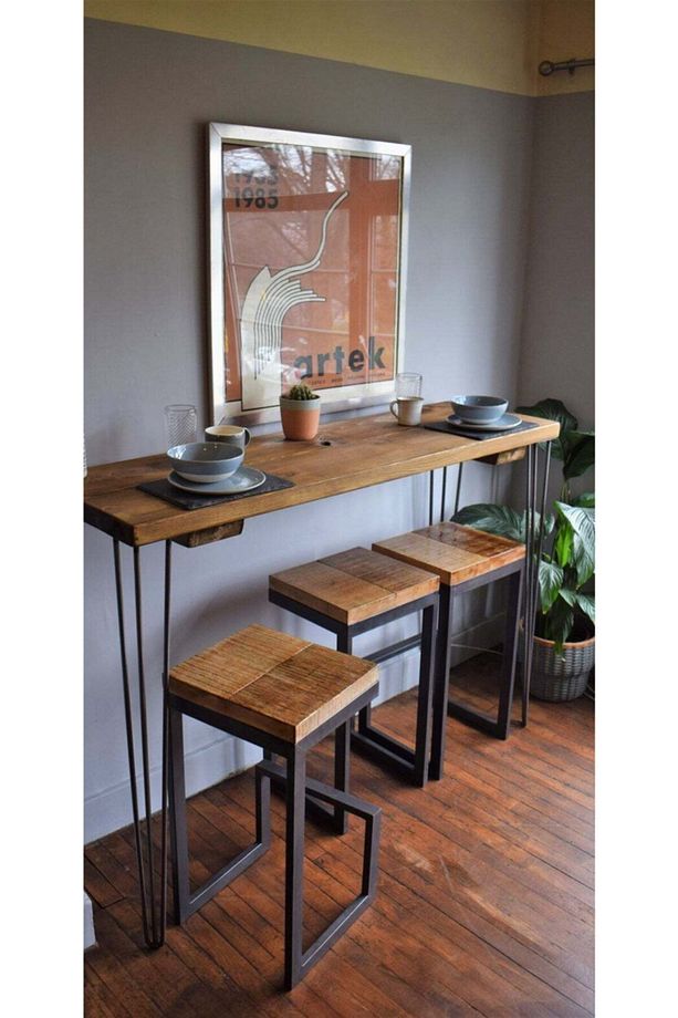 Yemek Ve Mutfak Masası Ayağı Metal Dresuar Ayağı Minimalist Tasarım 80 Cm 1 Adet - 6