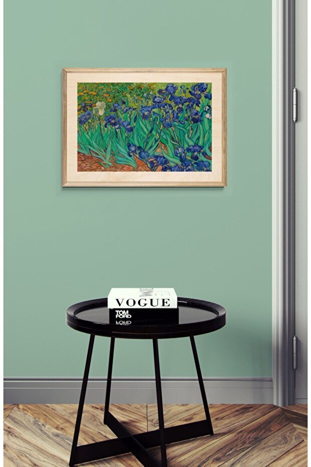 Van Gogh Irisis Ahşap Tablo