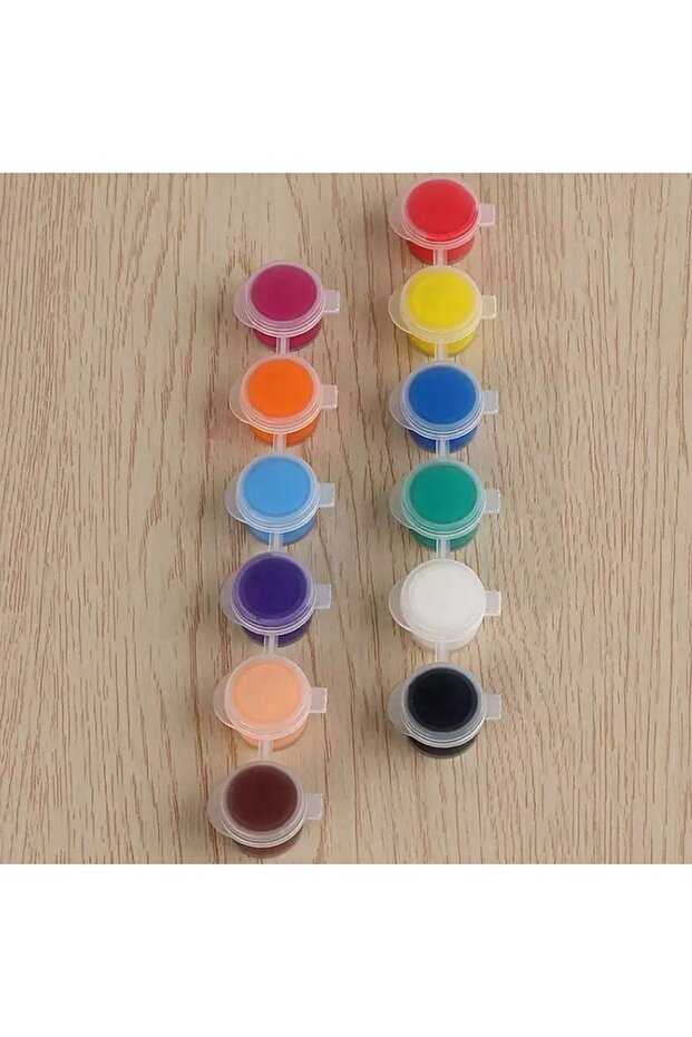 6 Lı 3ml Boş Boya Kutusu 5 Takım - 4