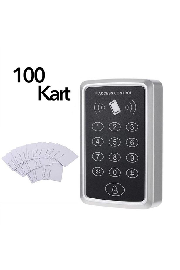 Rfıd Şifreli Kapı Kilidi - , 100 Adet Proximity Kart - 1