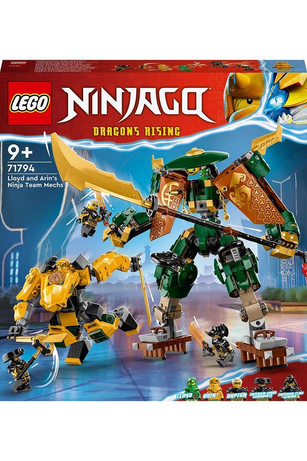 ® NINJAGO® Lloyd ve Arin'in Ninja Ekibi Robotları 71794 - Çocuklar için Yapım Seti (764 Parça) - 4