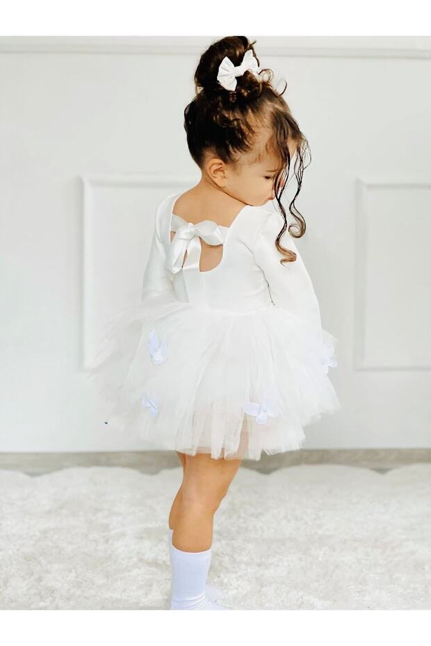 Children's Formal Dress with Butterfly