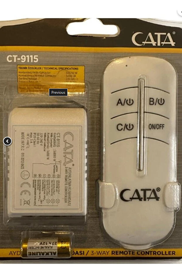 3'lü Avize Kumandası - 4