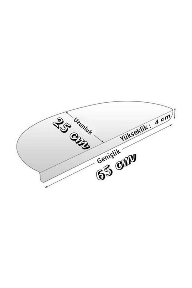 Gri Bukle Kendinden Yapışkanlı Merdiven Basamak Paspası / Halısı - 4