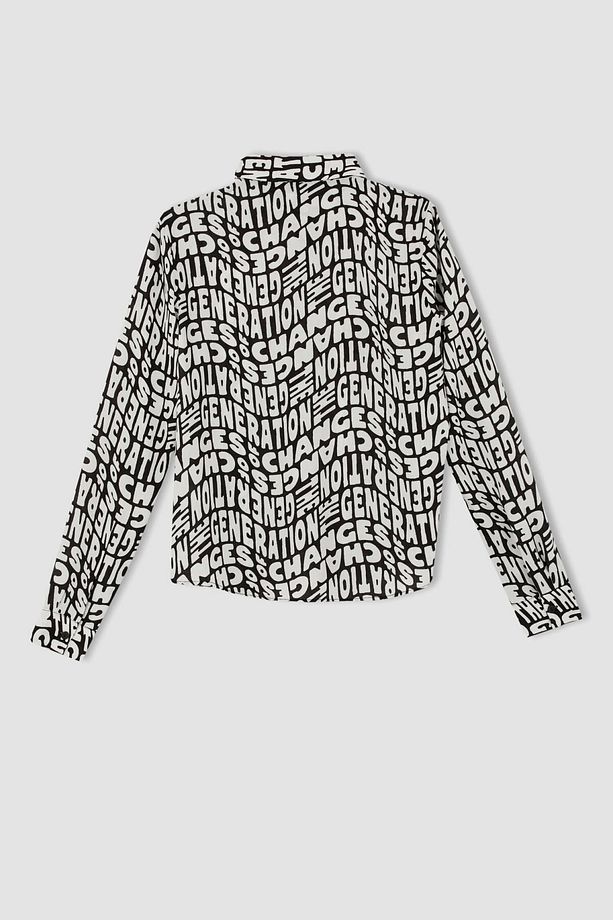Coool Regular Fit Desenli Uzun Kollu Gömlek Y5301az22au - 8