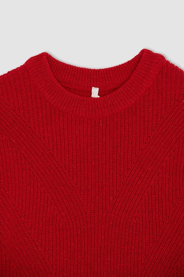 Regular Fit Basic Uzun Kollu Selanik Örgü Kazak H6905az22au - 7